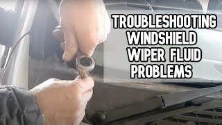 Troubleshooting windshield wiper fluid problems | 2003 Chevy Trailblazer DIY video #diy #windshield