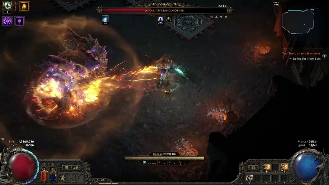 [Path Of Exile 2] Trial of Sekhemas Floor 3 Boss YouTube