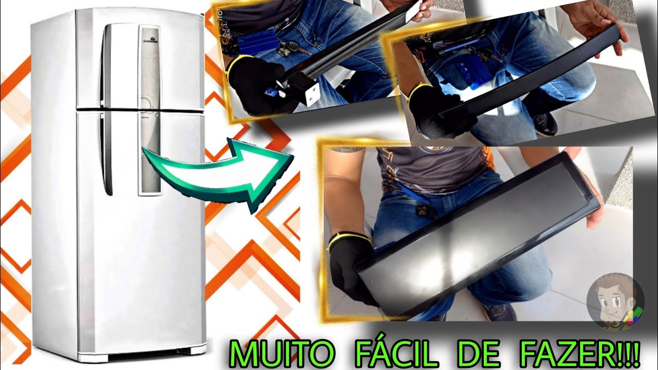 APRENDA A ENVELOPAR PUXADORES E PARTES DE PLÁSTICOS DE GELADEIRA