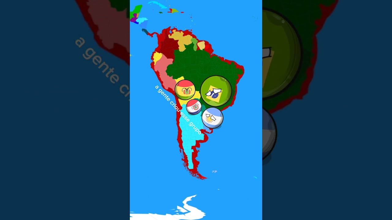 brincadeira da América do Sul😈🔥#niue #countryballs