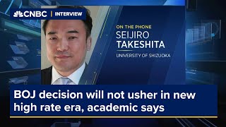 BOJ decision will not usher in new high rate era, academic says