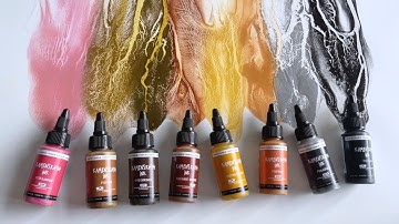 Self-splitting effects with Delaminating Alcohol Inks