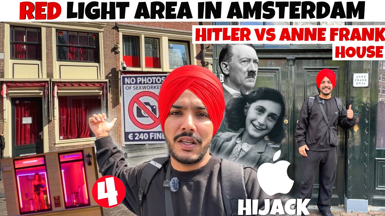 RED L!GHt AREA IN AMSTERDAM 😱 Apple Store H*jacked  in Amsterdam | ANNE FRANK HOUSE