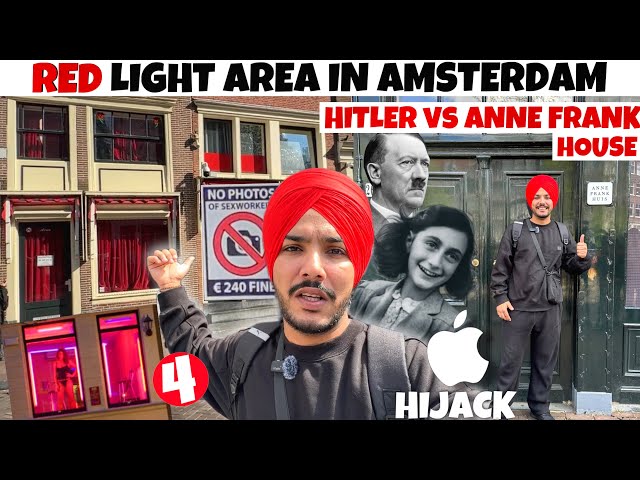 AMSTERDAM R€D L!GHt AREA😱 Apple Store H*jacked  in Amsterdam | ANNE FRANK HOUSE class=