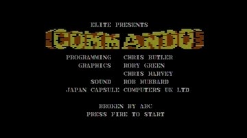 Commando with FM music - Proof of concept - Commodore 64