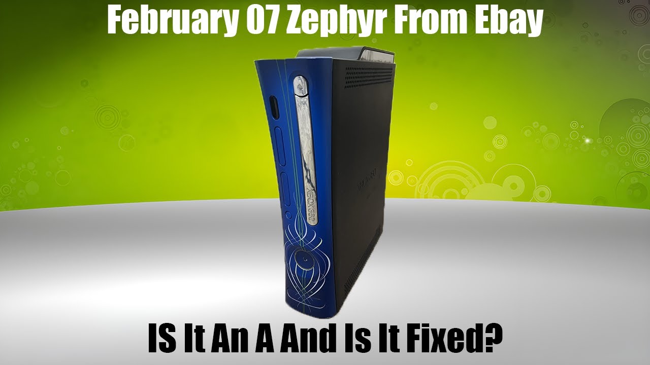 Is this Xbox 360 Elite a Zephyr A? - YouTube