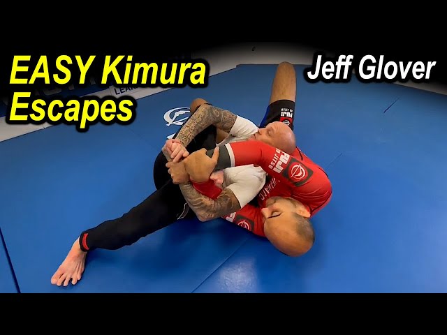 EASY Kimura Trap Escapes by Jeff Glover - YouTube