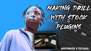 MAKING DRILL WITH STOCK PLUGINS | iOS PRODUCTION SETUP TOUR | BEATMAKER 3 TUTORIAL