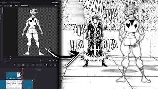 Making a Manga Animation From Scratch in DaVinci Resolve (Raw Process)