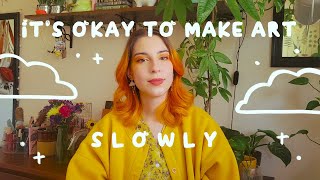 slow habits for artists ‧₊˚❀ chill sketch & chat vlog