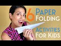 6 PAPER FOLDING ACTIVITIES | Easy & Free Ideas for Kids | Fine Motor Skills | Occupational Therapy