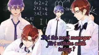 BL manwa || Chapter 2 || Did the nerd maneger flirt with the cutie today? 🤗