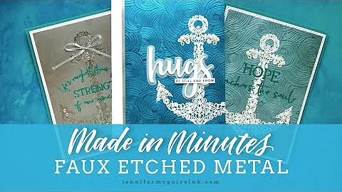 Made In Minutes: Faux Metal Etching