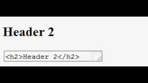 xhtml Headers sample