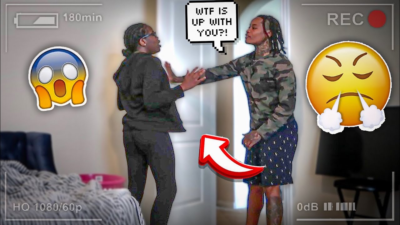 Хлопанье дверью в джазовом розыгрыше!! *Она сломала дверь*