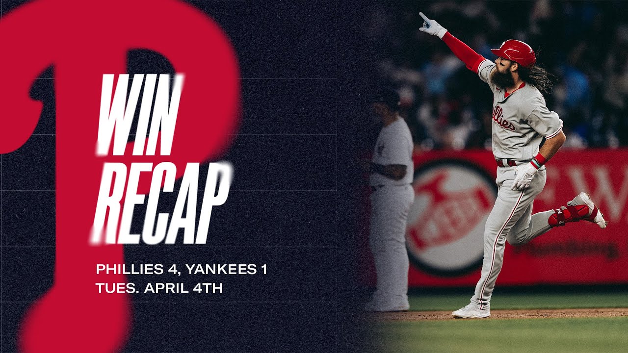 Phillies vs. Yankees Game Highlights 4/4/23 YouTube