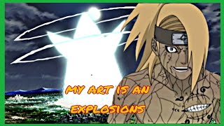 Legendary Anime Quotes - Deidara ( My Art Is An Explosion) Deidara Last Words