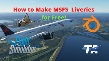 How To Create Your Own Liveries! Microsoft Flight Simulator 2020! FREE/MSFS Tutorial