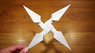 How To Make a Paper Kunai Shuriken (Ninja Star) - Origami screenshot 2