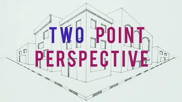 Two point perspective drawing | Perspective part - 2 | Building drawing
