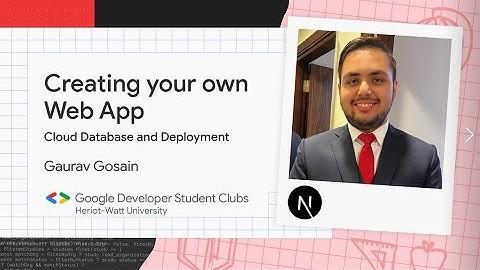 Creating your First Web App - Cloud Databases and Deployment
