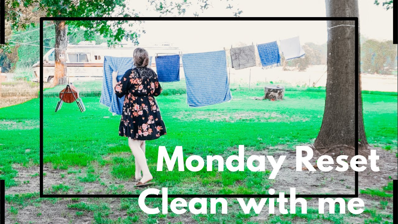 MESSY HOUSE CLEAN WITH ME - MONDAY RESET after a busy weekend ...