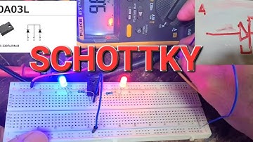 Diodo Schottky, ¿Cómo funciona?