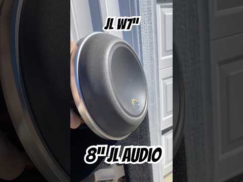 8” JL Audio w7 #basshead #automobile #caraudiosystem #subwoofer #carstereo #speaker #bass #jlaudio