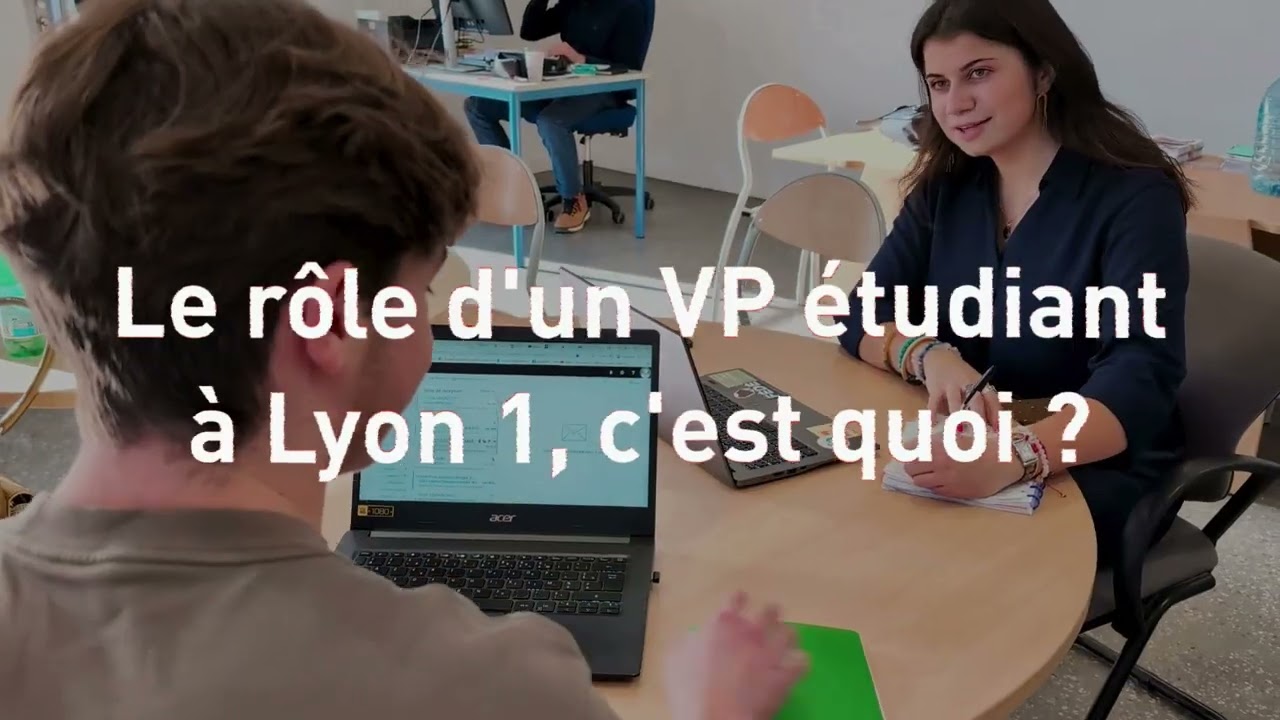 Rencontre avec vos Vice-présidents Étudiants – Anaïs Wagner & Paul Brodard | Lyon 1