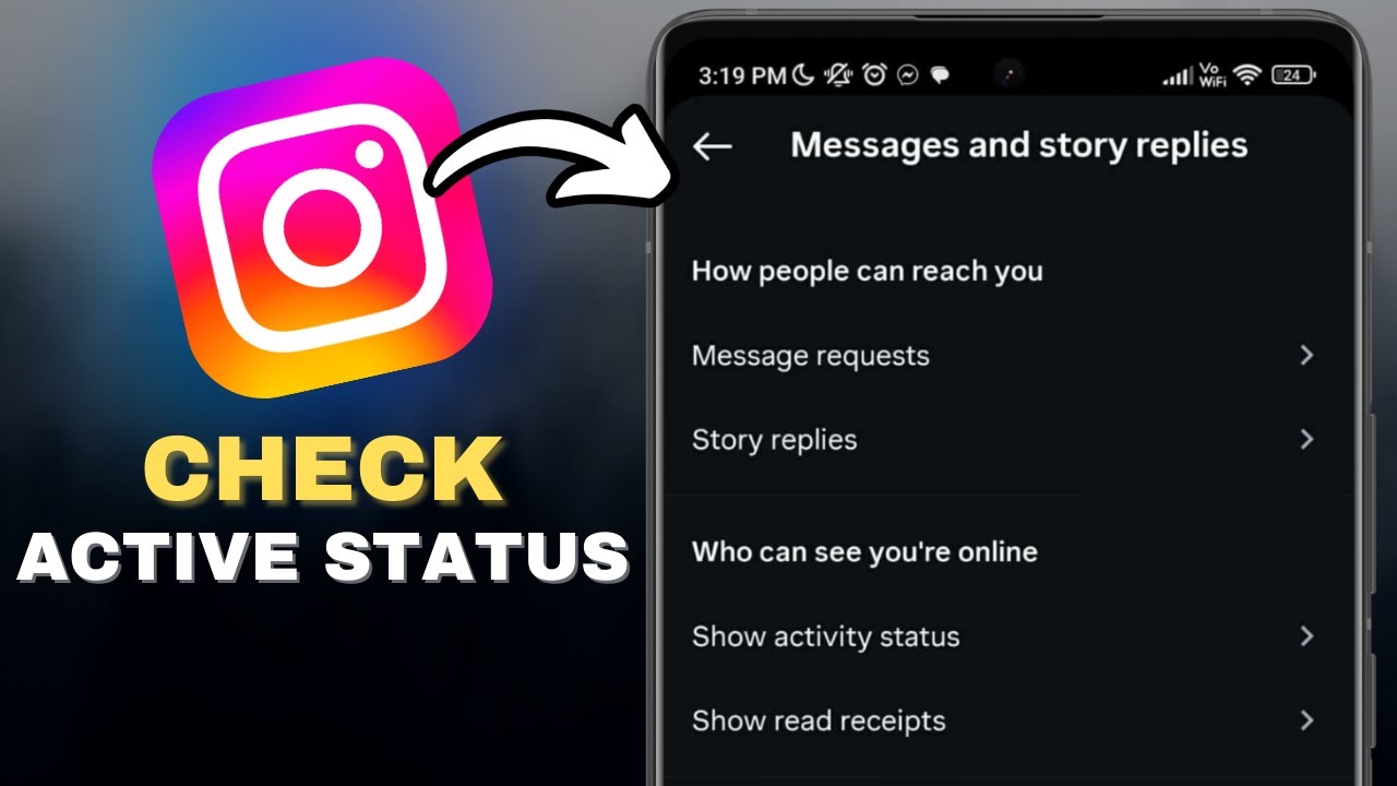 Instagram Status Example How To Check Active Status In Instagram in SECONDS! - YouTube