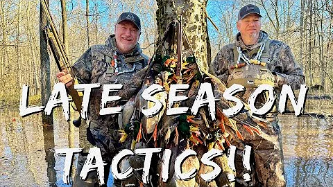 Duck Hunting Late Season Mallards | January In The Timber | Into The Woods with Rusty Creasey