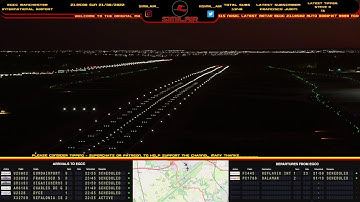 Manchester Airport - EGCC - A Virtually Live Experience - ADSB Injected Traffic into MSFS2020