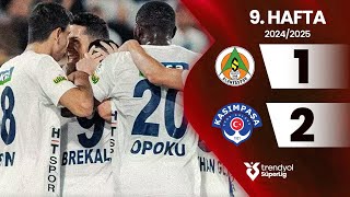 Alanyaspor 1-2 Kasımpaşa 9. Hafta - Trendyol Süper Lig 20242025 Sezonu