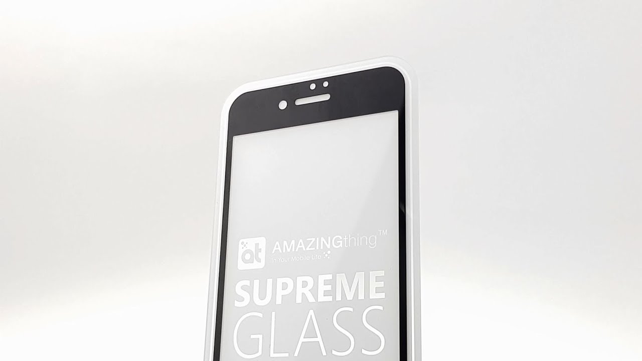 AMAZINGTHING iPHONE7 0.2 SUPREME GLASS - YouTube