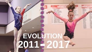 Whitney Bjerken gymnastics evolution! 40k special!!