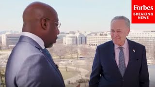 Schumer celebrates with Warnock and Ossoff: "Elections have consequences"