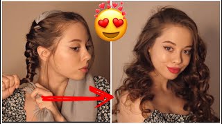 НОВЫЙ способ КАК СДЕЛАТЬ КУДРИ БЕЗ ПЛОЙКИ | кудри на платок | HEATLESS CURLS TUTORIAL