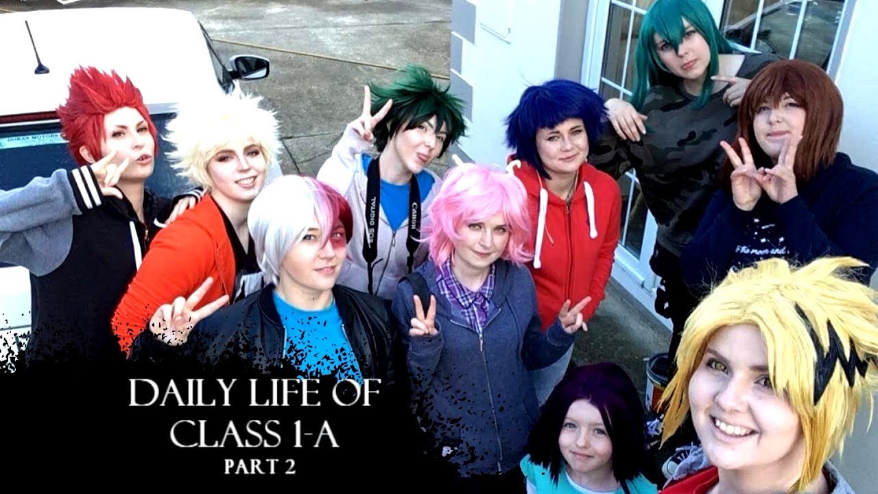 Part 2 Daily life with Class 1-a [Boku no Hero Academia cosplay]
