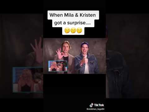 When Mila Kunis and Kristen got a suprise TikTok: siobhan_lego84