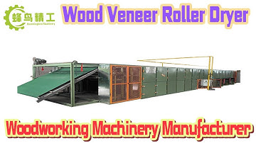 Veneer Dryer Machine Continuous Roller Type Core Veneer Drying Machine ｜Pengering Rol Veneer Kayu