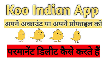 Koo App Account Delete | Koo Profile Delete Kaise Kare | How To Delete Koo Account