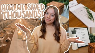 Everything I Thrifted \& DIY'd For My Wedding! | money saving tips!