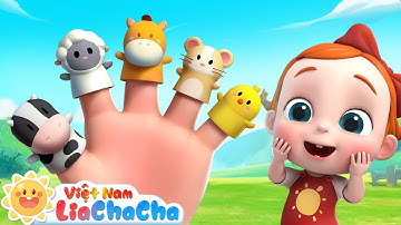 👍 Bài hát Ngón tay đồng vật nông trại  🐑 Nhặc thiếu nhi | LiaChaCha - Ca Nhạc Thiếu Nhi Việt Nam