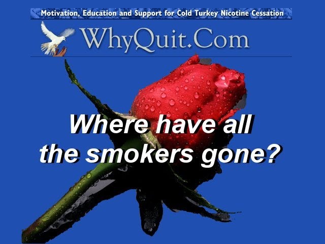 Where have all the smokers gone?