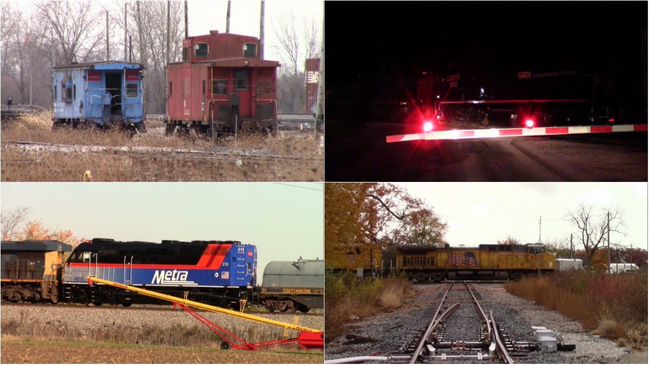 Random Train Footage: Part 5 (Includes 3 Cabooses, GMTX 149, METX 213 ...