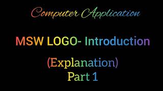 MSW LOGO - INTRODUCTION (PART 1)