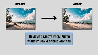 Remove Unwanted Objects from Photo without Downloading any Application.#techdudes #youtube #video screenshot 4