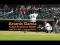 Aramis garcia c san francisco giants  april 1012 2017