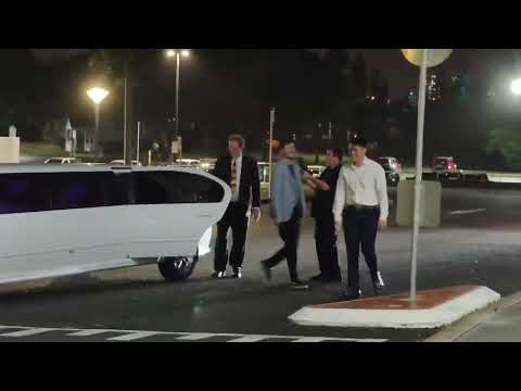 Getting Out Of The Limo For The Premiere Of Dracula Revamped 