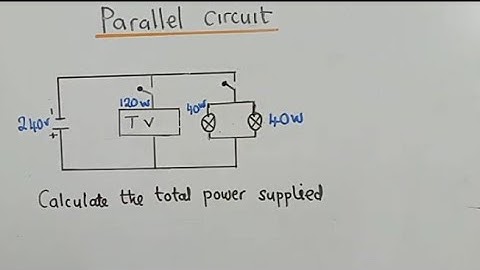 Physics-Total power in a parallel circuit